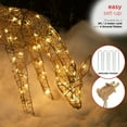 thumbnail image 4 of Alpine Corporation Grazing Rattan Reindeer Decoration with White Halogen Lights, 4 of 13