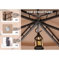 thumbnail image 5 of MASTERCANOPY 11 x 11ft Patio Gazebo with Double Roof and Mesh Walls, Khaki, 5 of 8