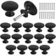 thumbnail image 1 of GDRHVFD | Perillas de armario de 16 piezas, perillas de cajón vintage, manija de puerta de cajón de 30mm, perilla de muebles redonda, perillas de puerta, manijas de muebles negras, 1 of 5