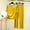 Yellow, variant on mihongmao Summer Womens Sweatsuits 2 Piece Set Summer Outfits Women Fashion Round-Neck Casual Solid Short Sleeve Outing Long Pants Sets Army Green M