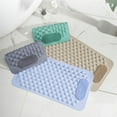 thumbnail image 5 of Non-Slip Bathtub Mat PVC Safety Shower with Drain Hole Bathroom Mat Creative Massage Foot Mat Easy To Clean Bathroom Accessories Bath Rugs, 5 of 6