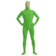 thumbnail image 3 of Rohuuque Unisex Full Body Suit Solid Color Stretch Spandex Unitard with Attached Socks and Gloves for Dance and Performance Art Green, 3 of 5