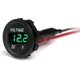 thumbnail image 3 of Mini voltímetro de pantalla digital LED universal para automóvil, motocicleta, camión, barco, vehículo marino, CC 5-48 V (1 unidad, negro), 3 of 5