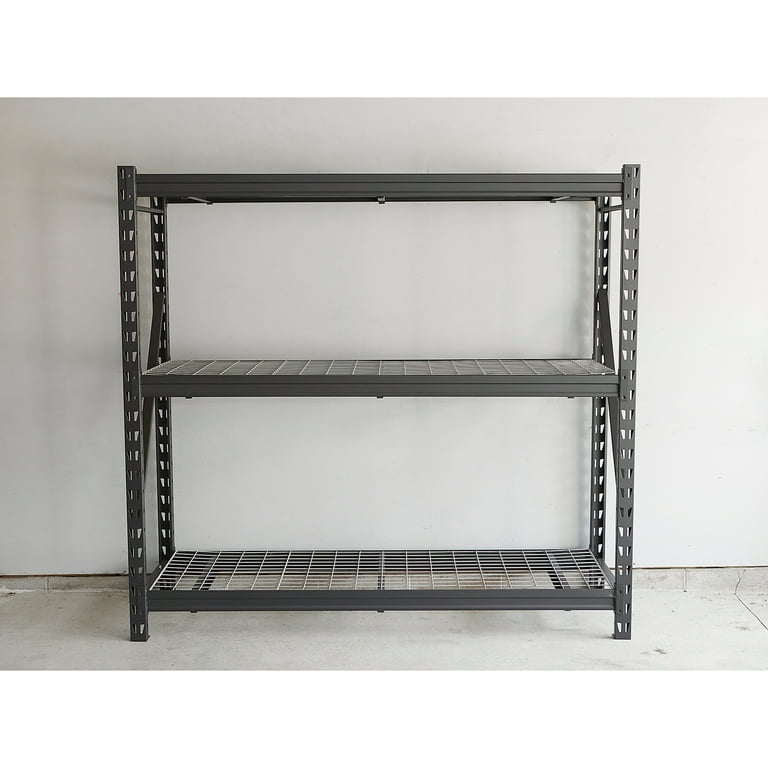 Ironton 3-Tier Storage Shelving, 77in.W x 72in.H x 24in.D