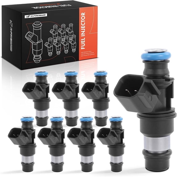 A-Premium Fuel Injectors Compatible with Chevrolet Silverado 1500 Silverado 2500 HD Tahoe GMC Sierra 1500 Sierra 2500 HD 8PC