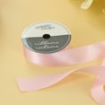 thumbnail image 4 of UNIQUE CREATIV Satin Ribbon 25 mm (0.98 in) × 5.5 m (⅞ in × 6 yd), Pink Blush, 5.49 m (18 ft), 4 of 4