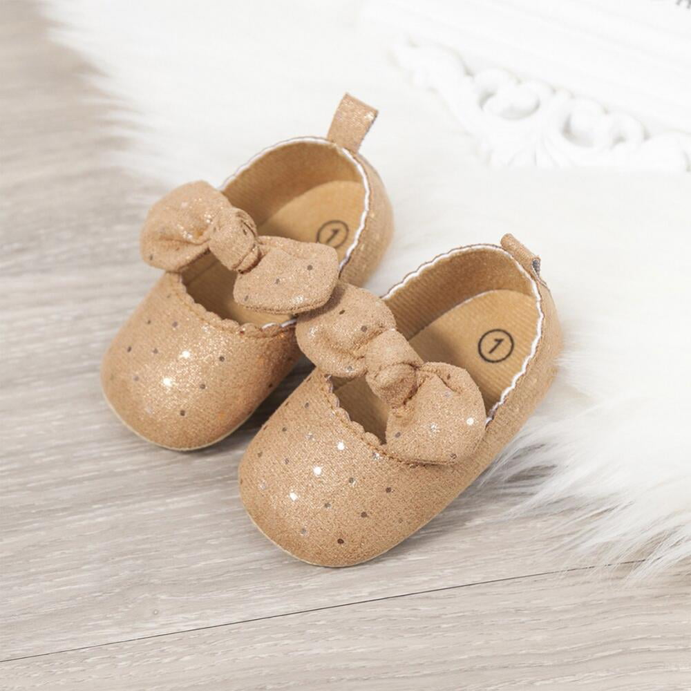 Firstwalk Leather Baby Girl Shoes Infant Kid Gift Crib Shoes MaryJane 18-24M 