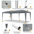 thumbnail image 6 of Ataucjin 10x20 Pop Up Canopy with 6 Sidewalls, Waterproof Canopy Outdoor Event Shelter50+ Gazebo Portable Tents for Parties Beach Camping Wedding Commercial, 6 of 9