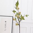thumbnail image 2 of Artificial Single Multi-Leaf Fig Fruit Branch Art Flower Arrangement With Material Decoration Landscaping, 2 of 10