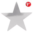 thumbnail image 5 of 36 Pack Bulk 9" Foil Star Cutout - Silver, 5 of 10