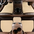 thumbnail image 2 of 5pcs Car Floor Mats, Universal Waterproof Front & Rear Seats Floor Mats, PU Leather, 2 of 4