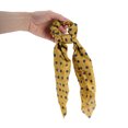 thumbnail image 4 of Unique Bargains 1 Pc Stylish Dots Ribbon Hair Elastics Hair Ties Gold Tone, 4 of 5