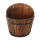 thumbnail image 1 of Maceta de madera tipo barril para jardín, interior y exterior. L, 1 of 9