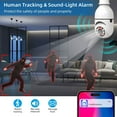 thumbnail image 6 of 2Pack E27 Light Bulb 1080p Camera , 2.4GHz & 5G WiFi Security Cameras Wireless Outdoor, Wireless Cameras for Home Security, Indoor Security Camera, 6 of 8