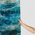 thumbnail image 3 of Orinice Waves Boat Abstract Bathroom Decor Set, Colorful Luxurious Graphic Print Polyester Fabric Fashion Shower Curtain with Hooks 36x72, 3 of 7