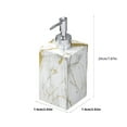thumbnail image 5 of Shower Soap Dispenser Marble Texture Soap Dispenser Hand Soap Dispenser Bottle Hand Wash Dispenser for Kitchen, 5 of 20