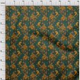 thumbnail image 3 of oneOone Organic Cotton Poplin Twill Fabric Leaves|Floral & Paisley Block Print Sewing Fabric BTY 42 Inch Wide, 3 of 4