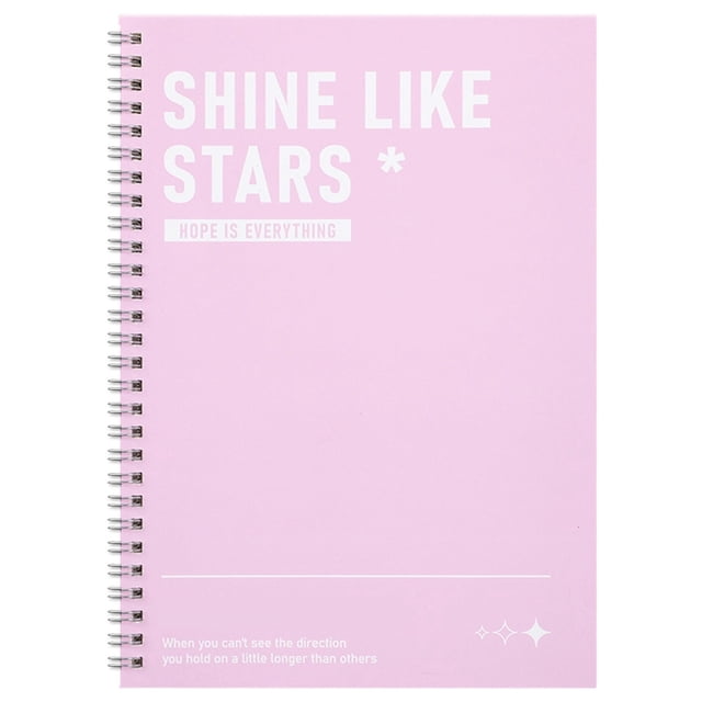 Spiral Notebooks, Lined Spiral Notebook, Ruled Hardcover Notebooks for Work, College Ruled 100 Pages, 8x5 Inch, Thick Paper, Acid-Free, Ideal for Journaling, Note Taking, Home Office Supplies(Pink)
