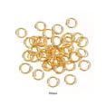 thumbnail image 4 of Jumpingount 200 piezas anillos tobilleras fabricación de joyas encontrar conector decorativo hecho a mano artesanía DIY accesorio para manualidades Ropa, zapatos y accesorios Miscelánea Oro Jumpingount AP015549-01, 4 of 6