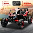 thumbnail image 4 of iYofe 24V Ride On UTV Car with Remote Control, Battery Powered Ride On Toys for Kids, 4 Wheels Ride on Vehicle with Music, USB, Bluetooth, Electric Cars for Kids Boys Girls 3-8 Ages Gifts, Red, 4 of 8