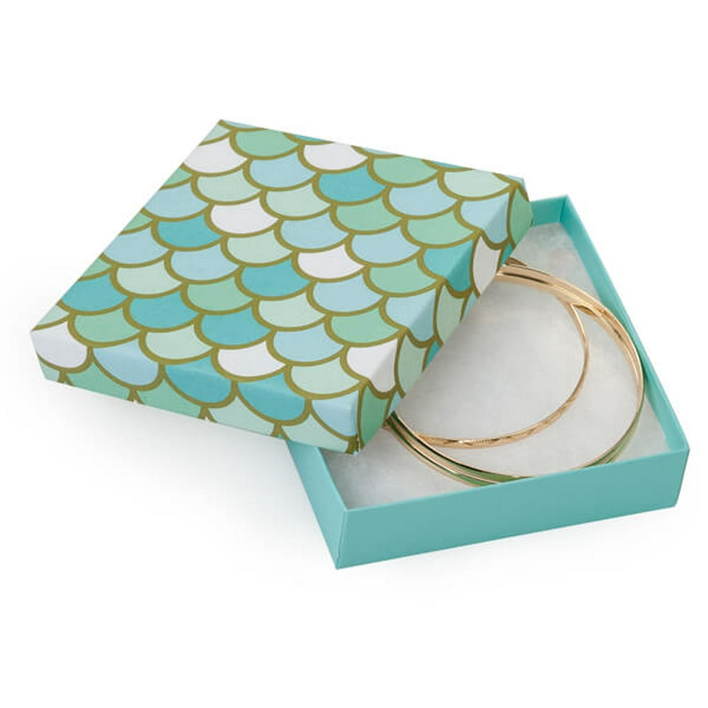 Nas 100 PK, Mermaids Paradise Jewelry Gift Box, 3.5 x 3.5 x 1
