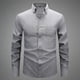 thumbnail image 1 of Ceisia Men Casual Fashion Denim Lapel Button Gift Long Sleeve Pocket Shirt Jacket, 1 of 6