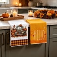 thumbnail image 6 of Aonerit 2 Pack Thanksgiving Kitchen Towels, Absorbent Cotton Dish Washing Towel, Fall Harvest Decorative Hand Towel, For Home Cleaning, 6 of 6