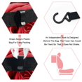 thumbnail image 3 of Rose Foldable Car Trash Can with Lid, Leak-proof and Hanging Storage Bag - Car Trash Bin for Convenient Use, 3 of 6