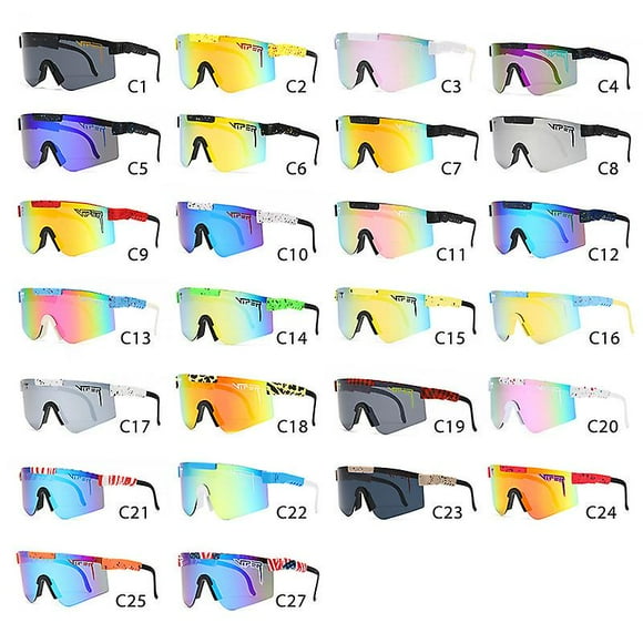 Pit Viper Series Uv400 Polarisé Lunettes de Soleil Cyclisme Sport Lunettes-C11-(Aimia)