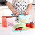 thumbnail image 3 of 1500ml Silic Food Stora Bag Reusable Hangable Strip Stora Bags, 3 of 5