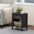 thumbnail image 4 of Modern Black Nightstand,Side Table with Acrylic Drawer, Bedside Table with Storage,Couch End Table for Living Room, Bedroom,Small Space,Easy Assembly,Black, 4 of 12