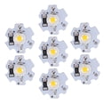thumbnail image 1 of 25Pcs High Power Led Chip, 3W 5V Lamp Beads, 200LM Brightness Light Source Chip with Aluminum Plate for Floodlight Spotlight Replacement, 1 of 7