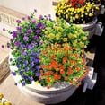 thumbnail image 5 of Artificial Flowers UV Resistant Outdoor Fake Flowers Plastic Hanging Shrubs Plants for Garden Porch Window Box Home Decoration, 5 of 10