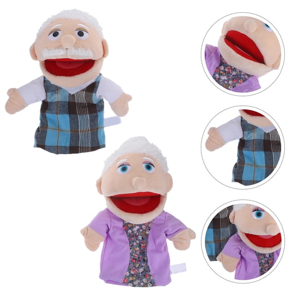 ETHZZLE Set of 2 Hand Puppets for Adults, Storytelling Toys for Interactive Play and Entertainment