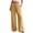 Yellow, variant on vigerkar Cotton Palazzo Pants for Women Drawstring Elastic Waist Casual Wide Leg Trousers with Pockets (Light Green, L)