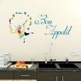 thumbnail image 3 of Bon Appetit Super Chef Circle Of Food Kitchen Cook Chef Gourmet Bon Viveur Fancy Food Wine Baking Donuts Pancakes Holiday Gift Decorating Ideas Bedroom Wall Decal Sticker - Size: 10 In X 5 In, 3 of 5