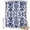 Navy Blue White, variant on Shower Curtain Retro Flower Pattern Shower Curtains for Bathroom Decor, Waterproof Polyester Shower Curtain Set with Hooks, Extra Long 72" x 96" Linen Background