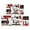 Grey Red Geometric, variant on 2 Piece Grey Red Geometric Rug Kitchen Rug Set, Decor Kitchen Rugs, Absorbent Non-Slip Washable Floor Mats, Home Indoor Runner Rugs 17"x47" 17"x30"