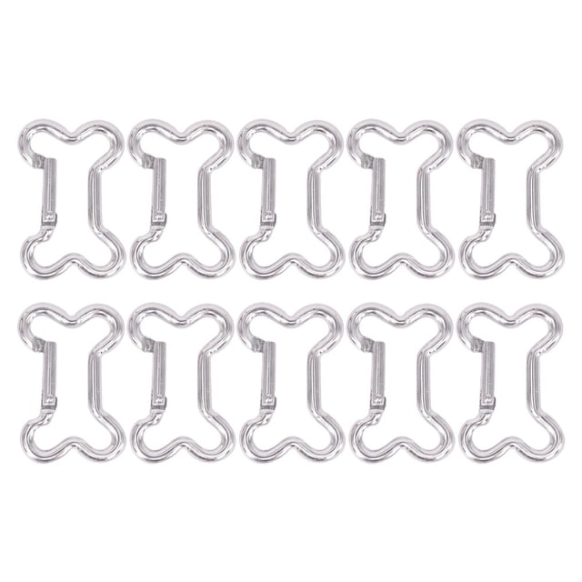 10pcs Práctica aleación de botellas portátiles Portátil Kettle Carabiners