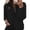 Black, variant on Quarter-Zip Pullover, Women Sherpa Fleece Jacket, Soft Half Zip Sweatshirt with Pocket, Cozy Soft Fluffy Sweaters, Comfortable Versatile Cloth, Must-have for Home Daily Use, White M