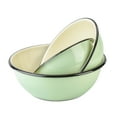 thumbnail image 4 of Mint 2.5L Enamelware Serving and Mixing Bowl – Vintage Kitchen Style Durable Steel Bowl, 4 of 10