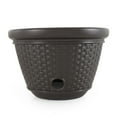 thumbnail image 4 of Suncast 100 Foot Resin Wicker Garden Water Hose Storage Holder Pot (6 Pack), 4 of 11