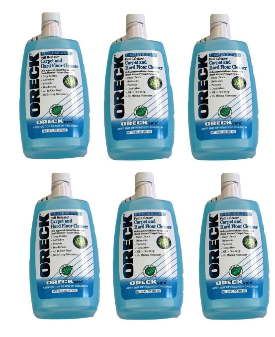 Oreck Regina Carpet and Hard Floor Cleaner 4003203, 4025701 6 Pack