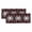 Red, variant on Red Gray Valances for Windows, Southwest Retro Ethnic AztecTexture Bohemian Light Filtering Kitchen Curtains, Rod Pocket Window Valance Curtains for Living Room Bedroom, 60" W x 18" L, 2 Panels