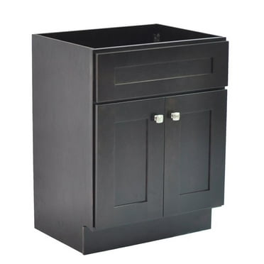 Design House Brookings Wood Vanity w/o Top-Espresso 24in x 18in