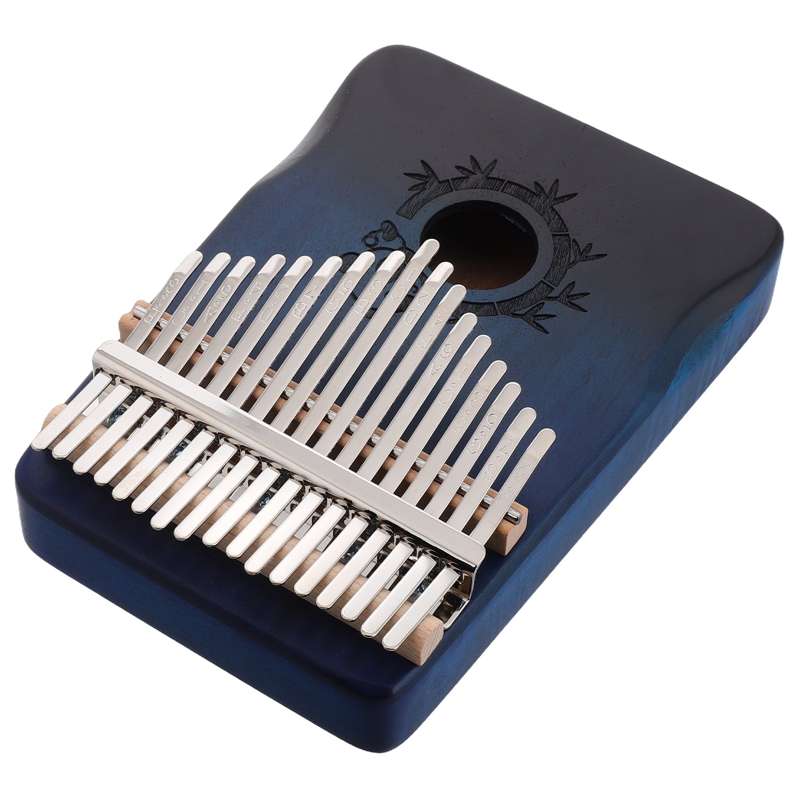 WEUVEB 17-Key Kalimba Thumb Piano Multi-Color Metal Portable Musical Instrument for Beginners and Music