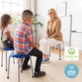 thumbnail image 5 of ECR4Kids Daisy Stackable Stool with Glides Seating Set, Flexible Seating, Blue, 8-Piece, 5 of 9
