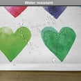 thumbnail image 6 of Ambesonne Valentine Place Mats Set of 4, Rainbow Colors Hearts, Standard Size, Multicolor, 6 of 6