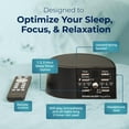 thumbnail image 3 of Adaptive Sound Technologies Sound + Sleep Aquarius Aquatic Noise Machine - White Noise Machine - Non-Looping Water Sounds for Sleep & Relaxation - with Timer & Headphone Jack - Bla, 3 of 7