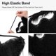 thumbnail image 4 of 6 Piezas Disfraz Divertido Barba Disfraz de Barba Falsa Negra Disfraz Divertido de Bigote de Halloween para Fiesta de Disfraces de Bigote Divertido Suministros para Fiestas Accesorios de Halloween, 4 of 5